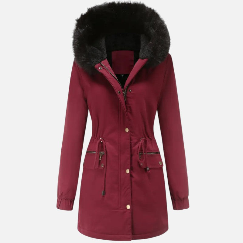 Élan Urbain™ | Manteau parka pour femme doublé en polaire moelleuse