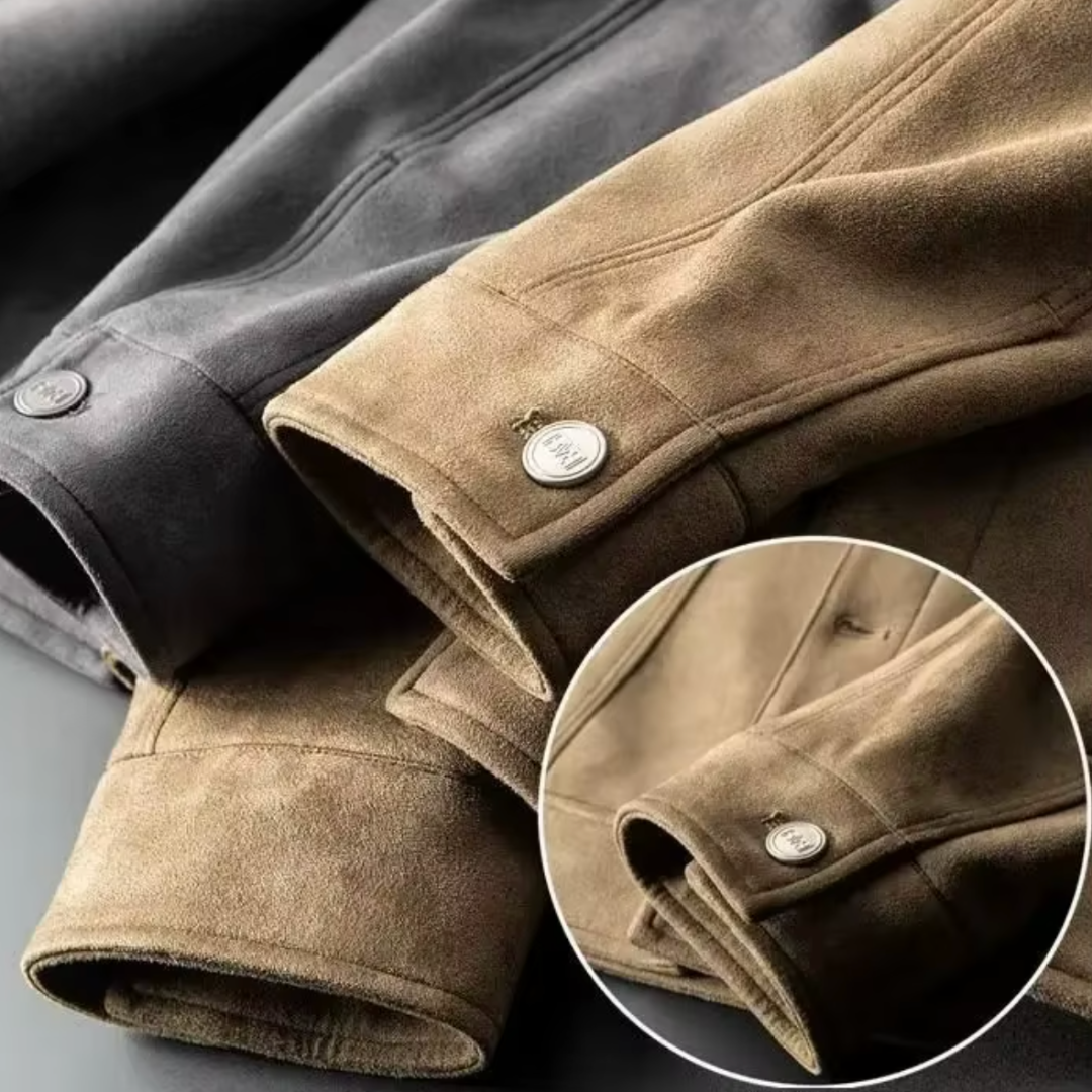 Élan Urbain™ | Veste en Suédine Premium – Élégance Intemporelle & Confort Moderne