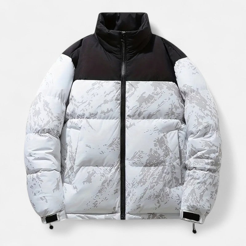 Élan Urbain™ | Doudoune color block imperméable pour homme