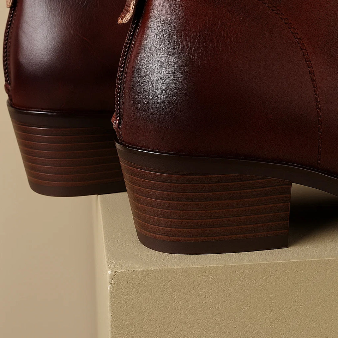 Élan Urbain™ | Bottines luxueuses à talon bas