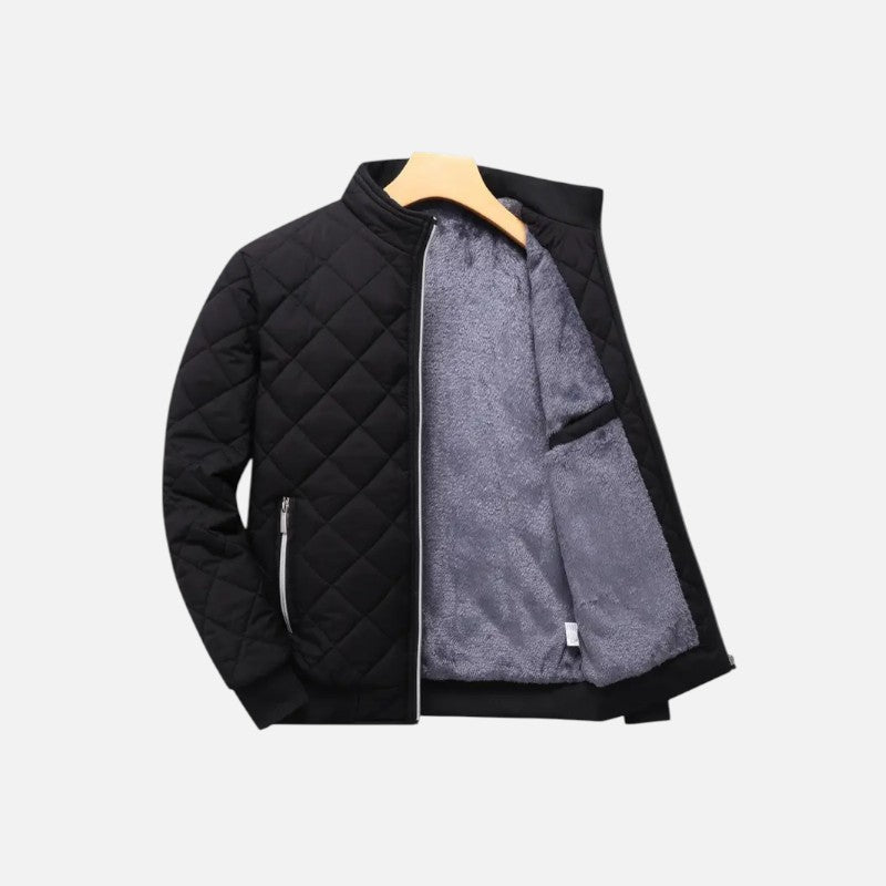 Élan Urbain™ | Veste d'hiver matelassée doublée polaire pour homme
