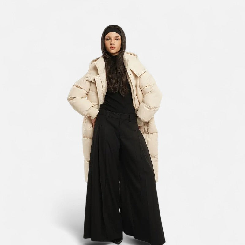 Élan Urbain™ | Doudoune longue classique à capuche pour femme