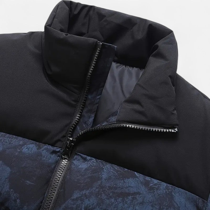 Élan Urbain™ | Doudoune color block imperméable pour homme