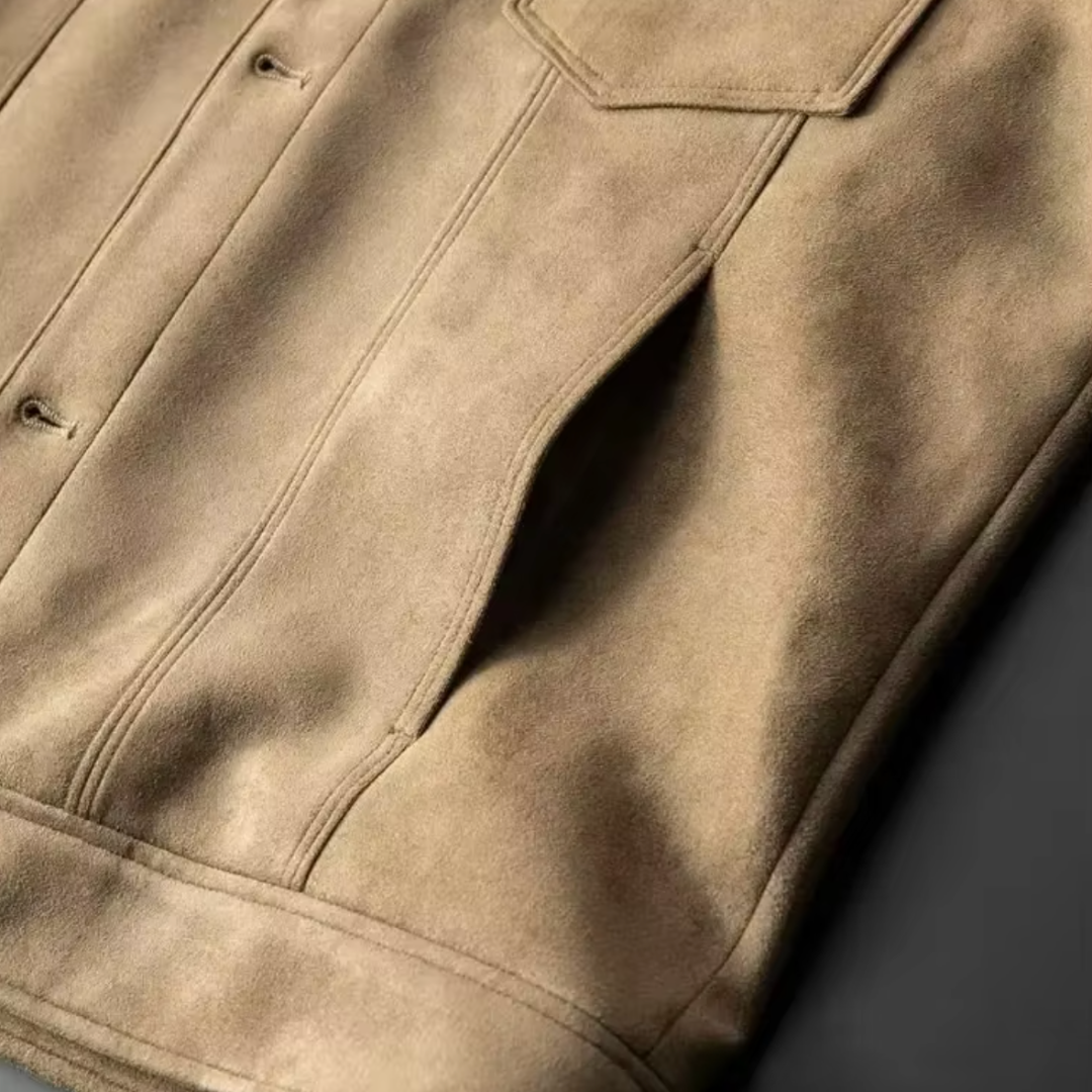 Élan Urbain™ | Veste en Suédine Premium – Élégance Intemporelle & Confort Moderne