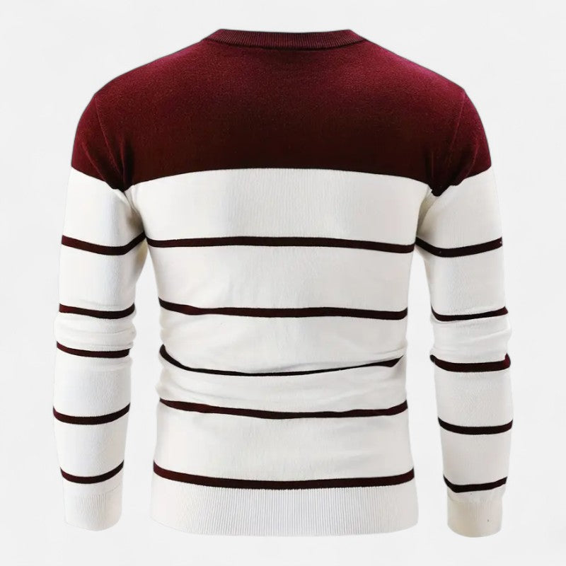 Élan Urbain™ | Pull-over à manches longues et col rond pour homme