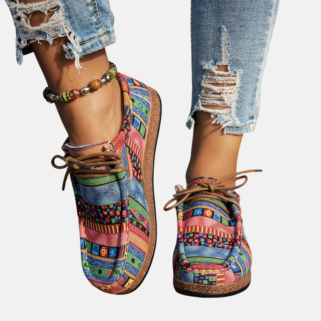 Élan Urbain™ | Chaussures rétro colorées pour femme