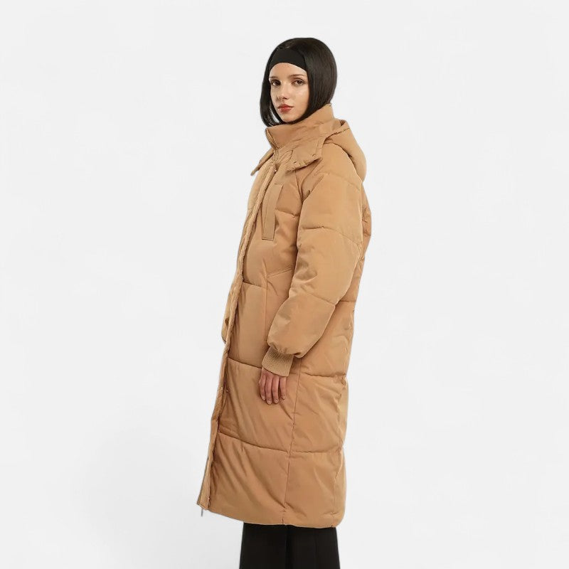 Élan Urbain™ | Doudoune longue classique à capuche pour femme