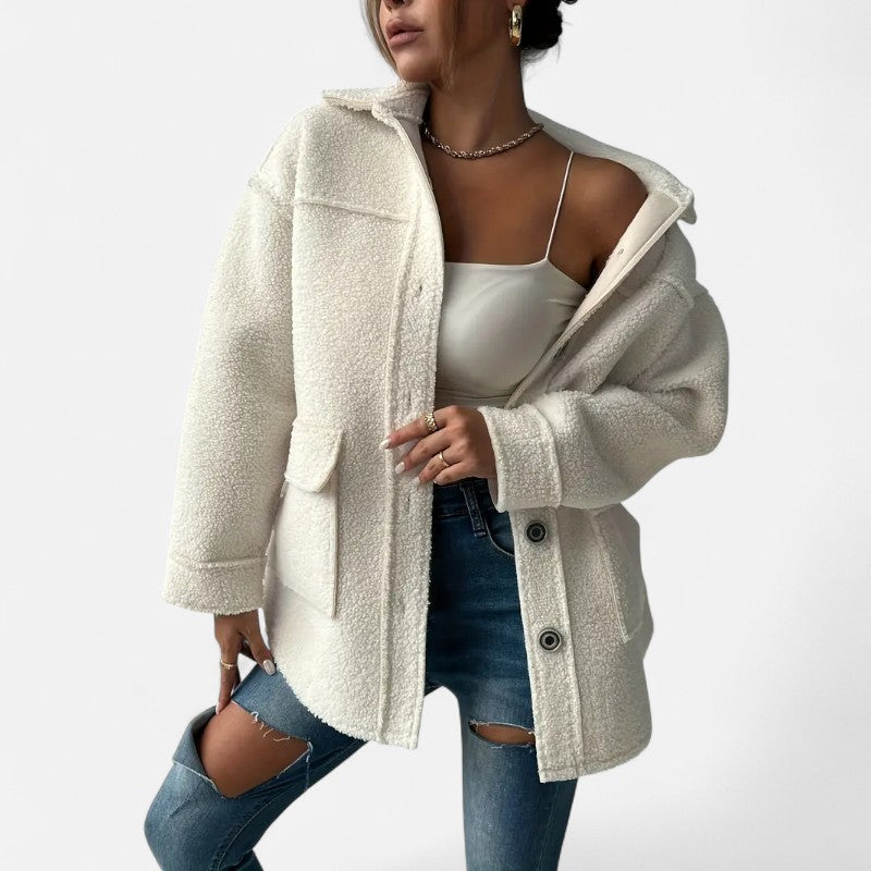 Élan Urbain™ | Veste teddy décontractée pour femme