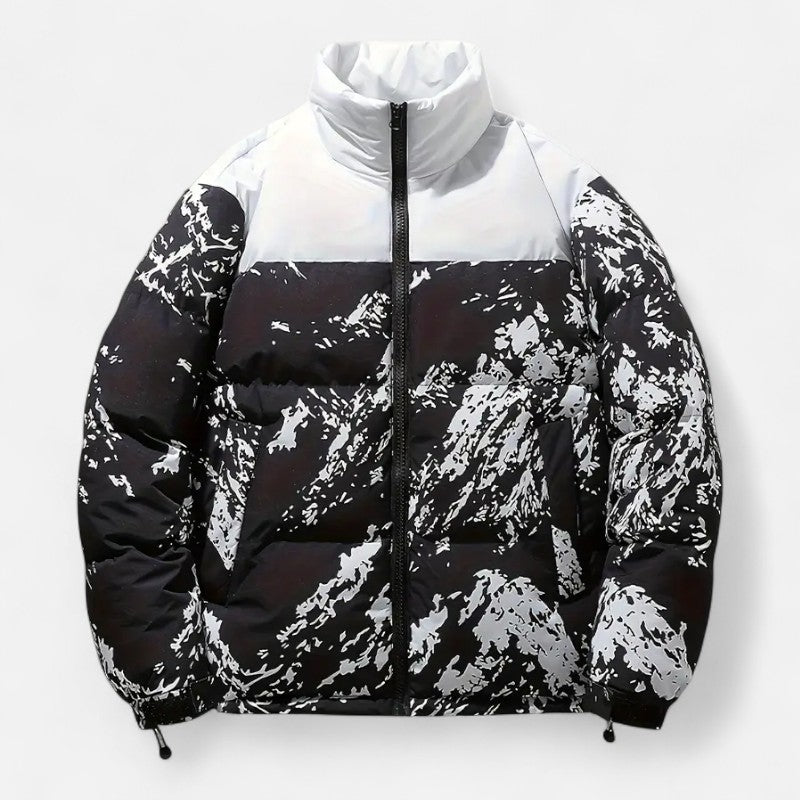 Élan Urbain™ | Doudoune color block imperméable pour homme