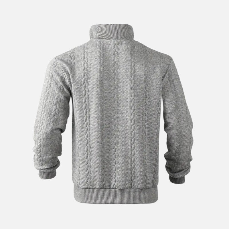 Élan Urbain™ | Sweat-shirt à manches longues et fermeture éclair pour homme