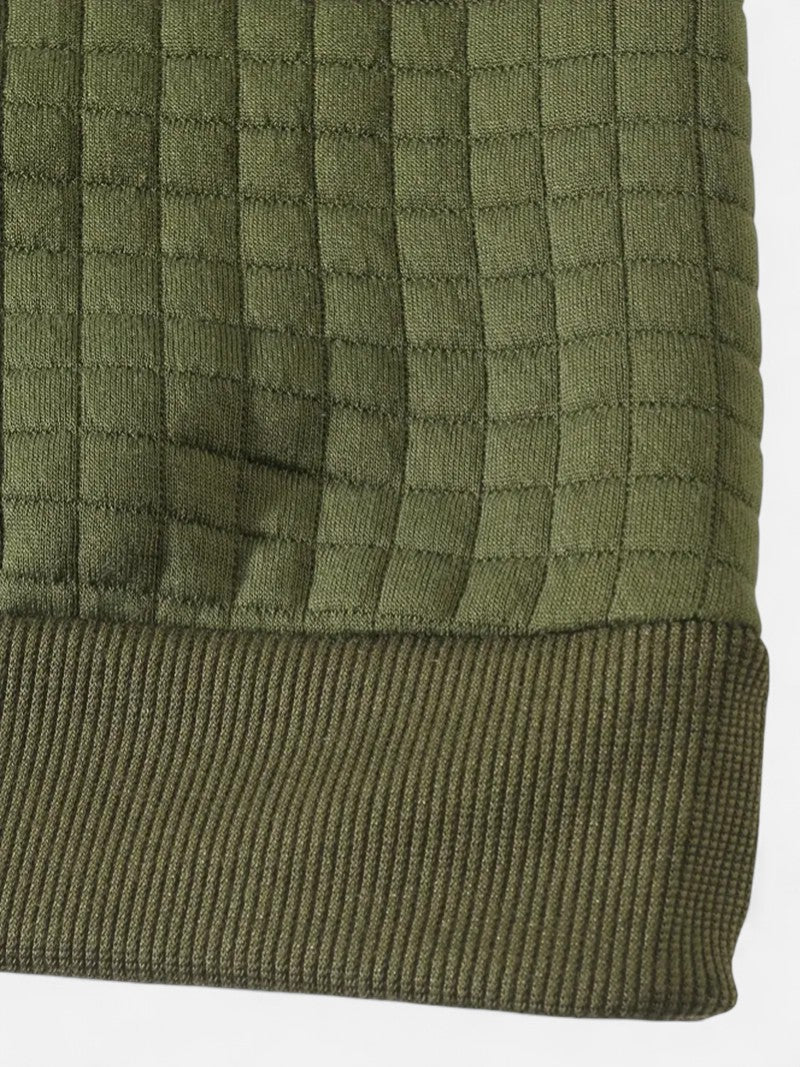 Élan Urbain™ | Pull à manches longues à carreaux bohèmes pour homme