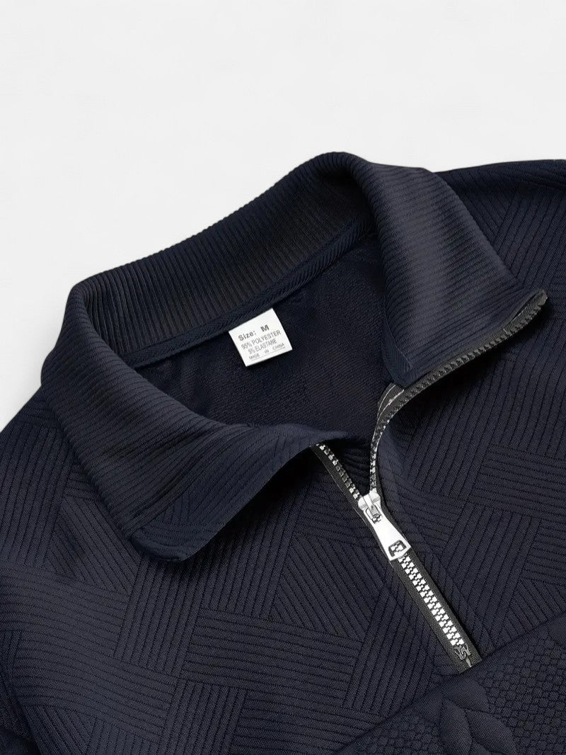 Élan Urbain™ | Sweat-shirt à manches longues et fermeture éclair pour homme