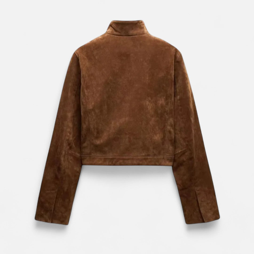 Élan Urbain™ | Veste à col montant en daim