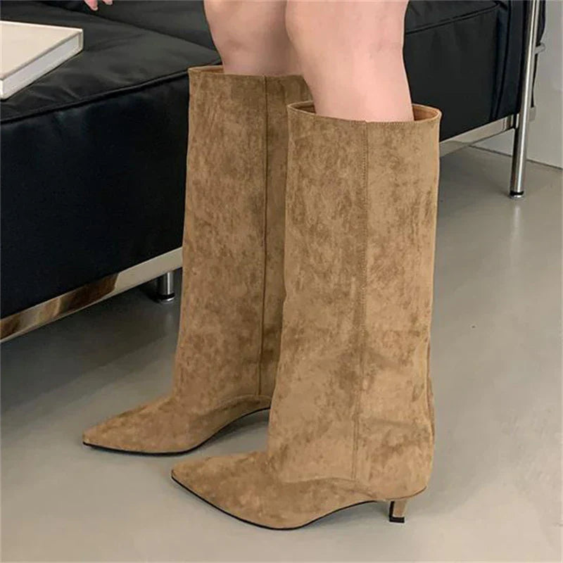 Élan Urbain™ | Bottes en daim élégantes