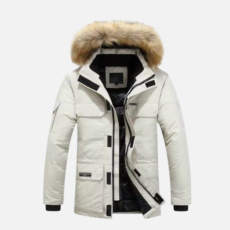 Élan Urbain™ | Parka d'hiver pour homme avec capuche