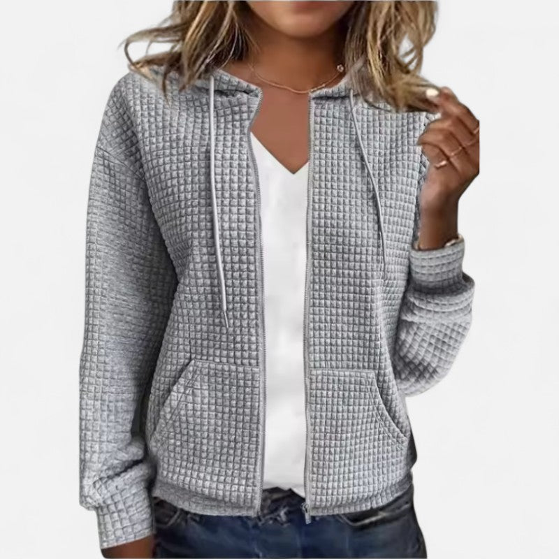 Élan Urbain™ | Veste à Capuche Zippée pour Femme