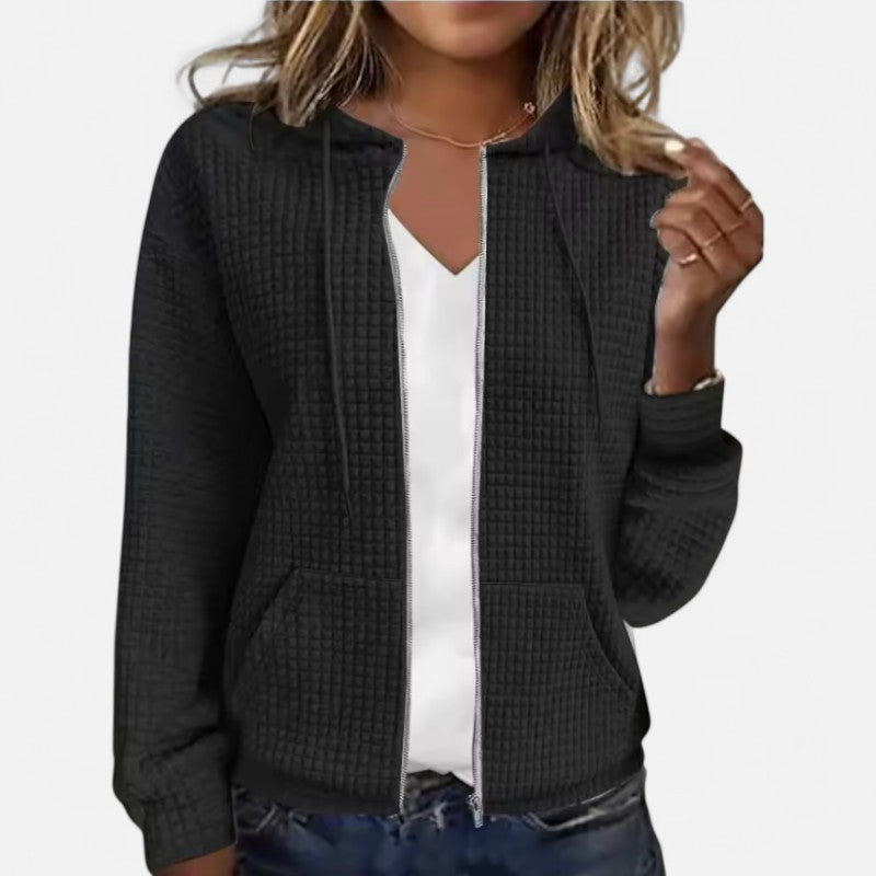 Élan Urbain™ | Veste à Capuche Zippée pour Femme