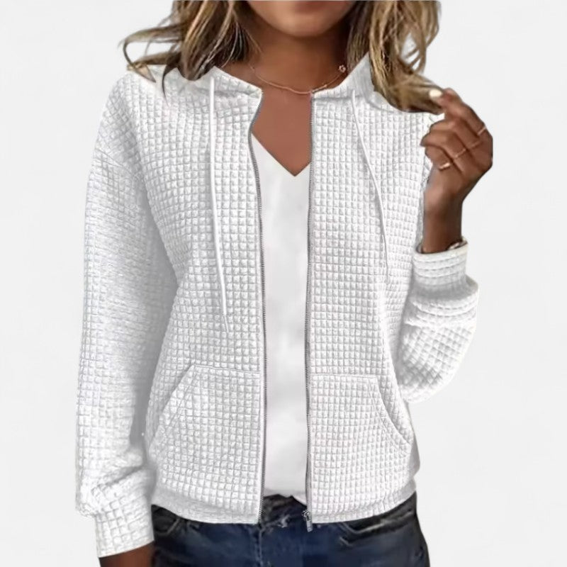 Élan Urbain™ | Veste à Capuche Zippée pour Femme