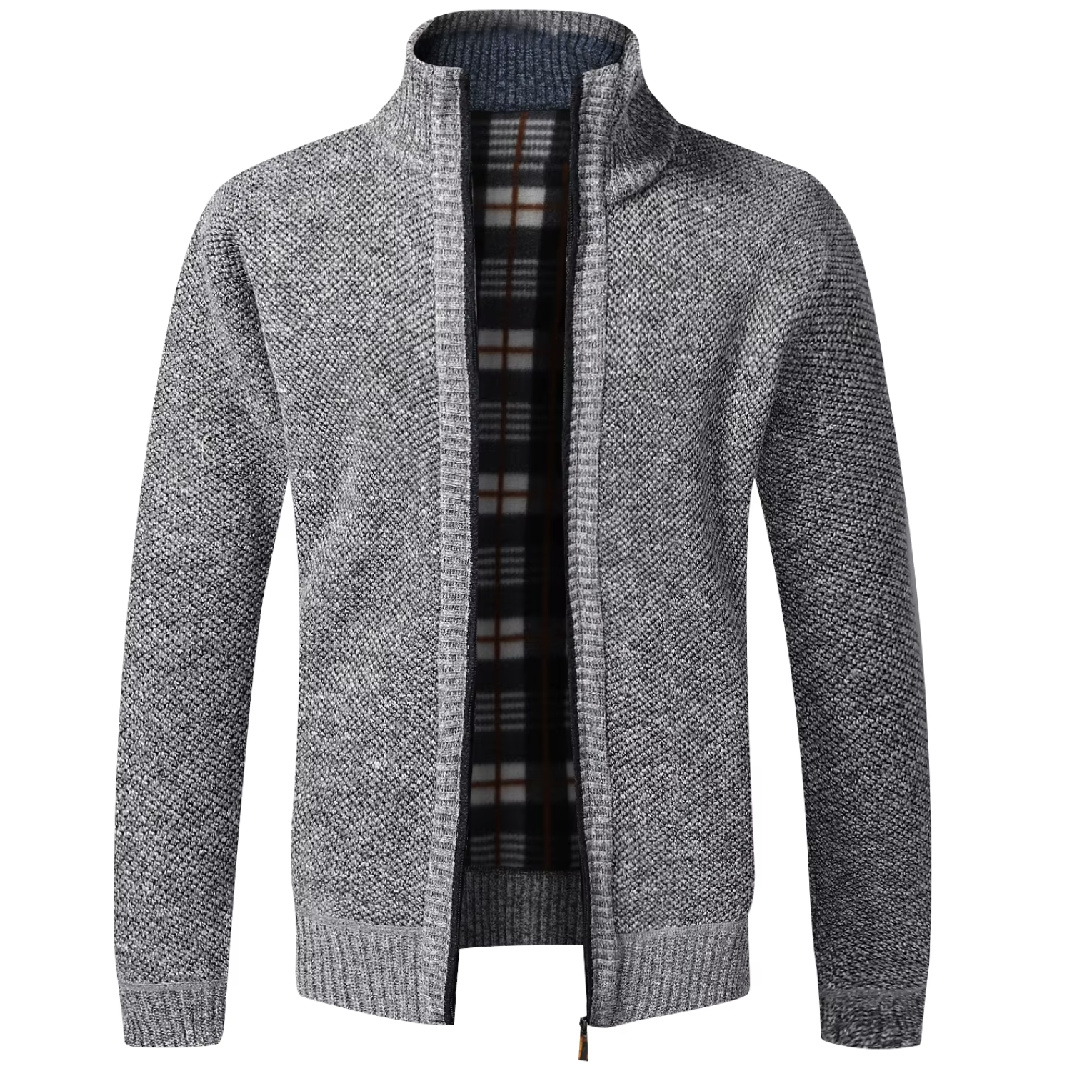 Élan Urbain™ – Gilet Zippé Hiver Doublé Polaire – Chaleur, Confort & Style Classique