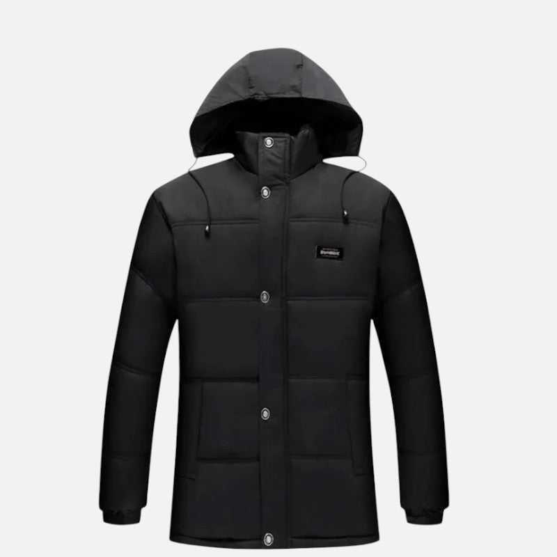 Élan Urbain™ | Parka d’Hiver Imperméable à Capuche