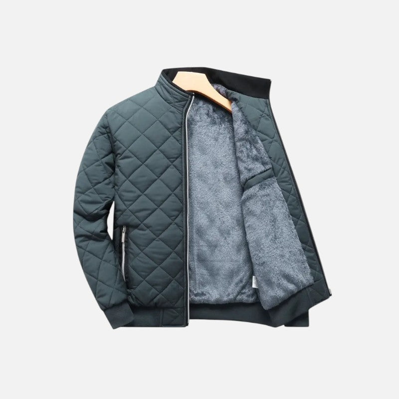 Élan Urbain™ | Veste d'hiver matelassée doublée polaire pour homme