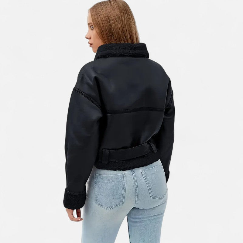 Élan Urbain™ | Blouson biker revisité pour femme