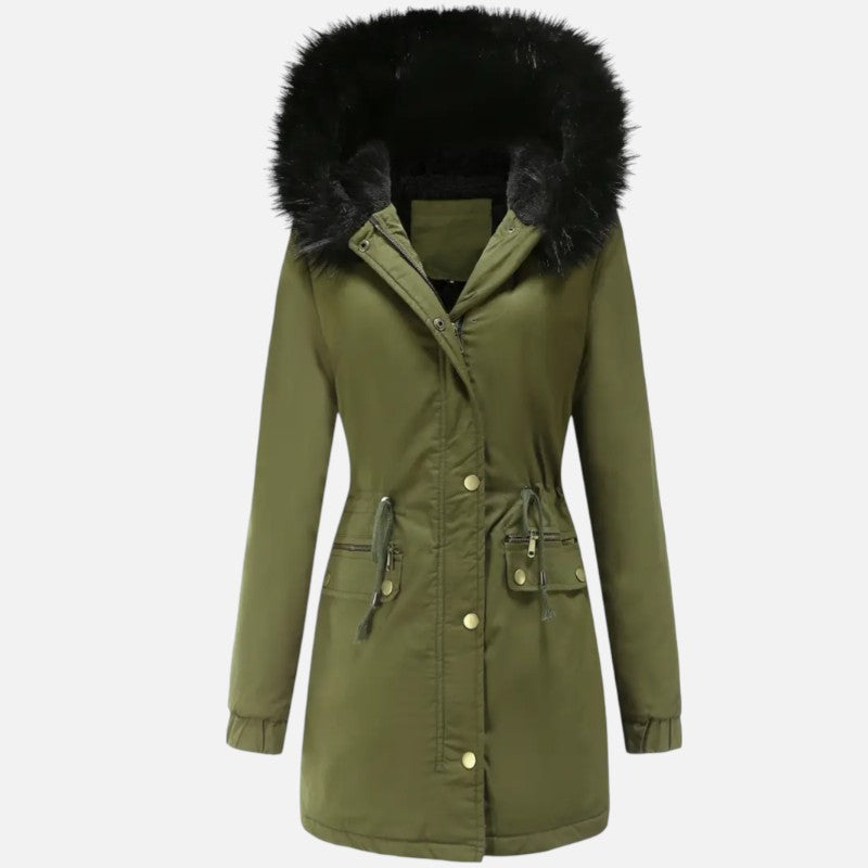 Élan Urbain™ | Manteau parka pour femme doublé en polaire moelleuse
