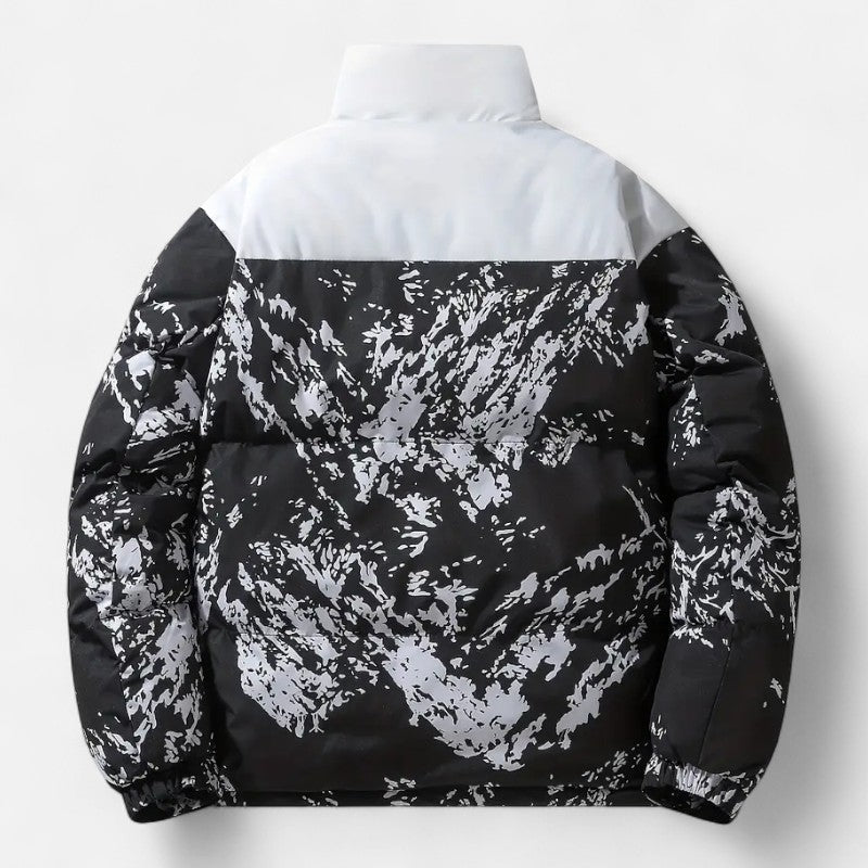 Élan Urbain™ | Doudoune color block imperméable pour homme