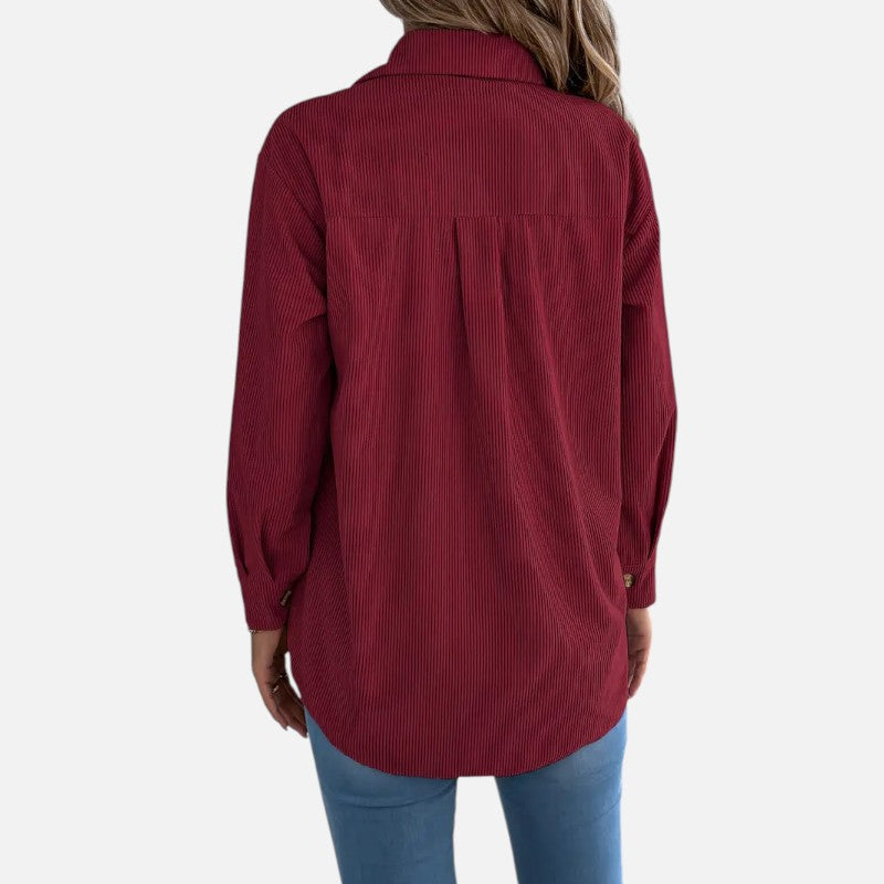 Élan Urbain™ | Veste en velours côtelé à manches longues pour femme