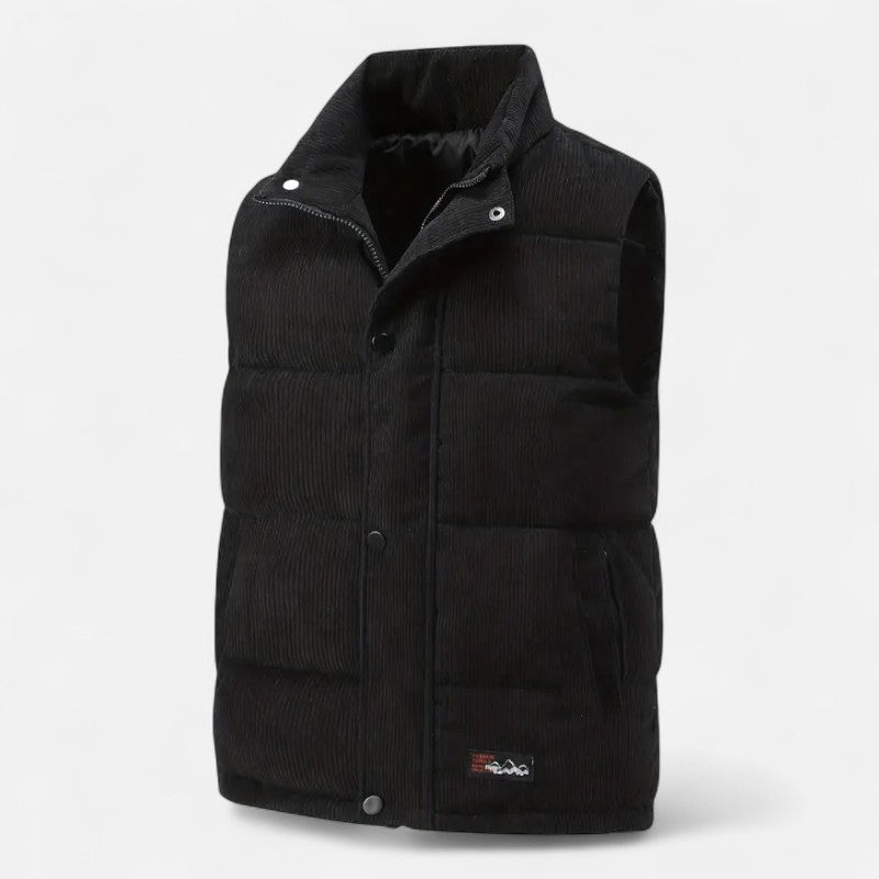 Élan Urbain™ | Gilet sans manches en velours côtelé pour homme