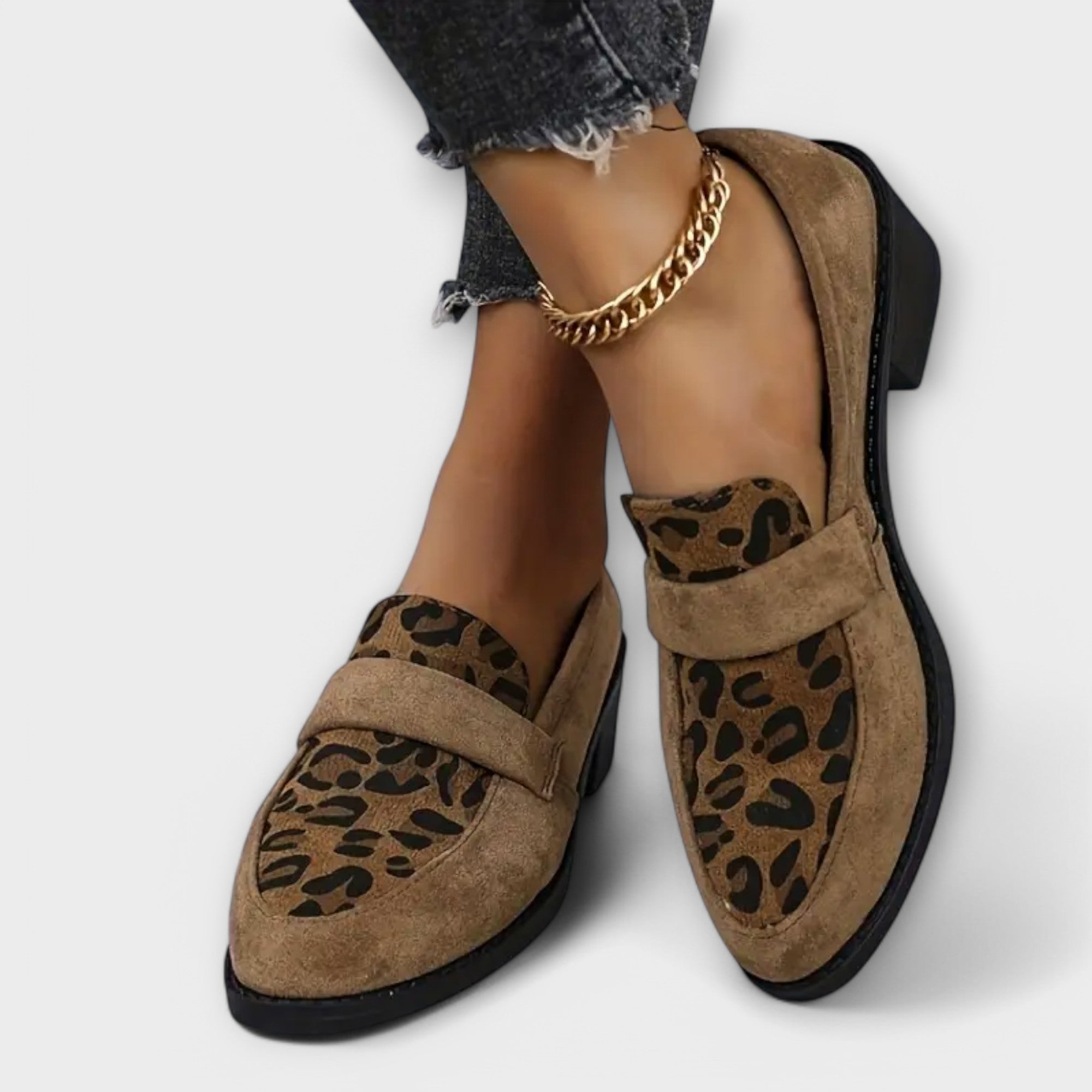 Élan Urbain™ | Chaussures élégantes pour femmes avec motif léopard