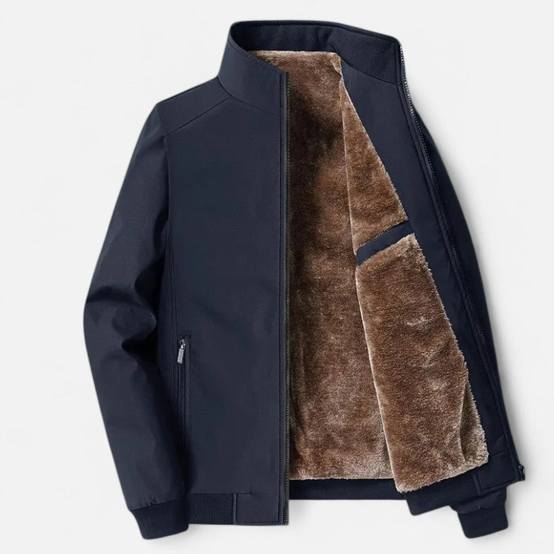 Élan Urbain™ | Manteau en Laine Doublé Polaire pour Homme