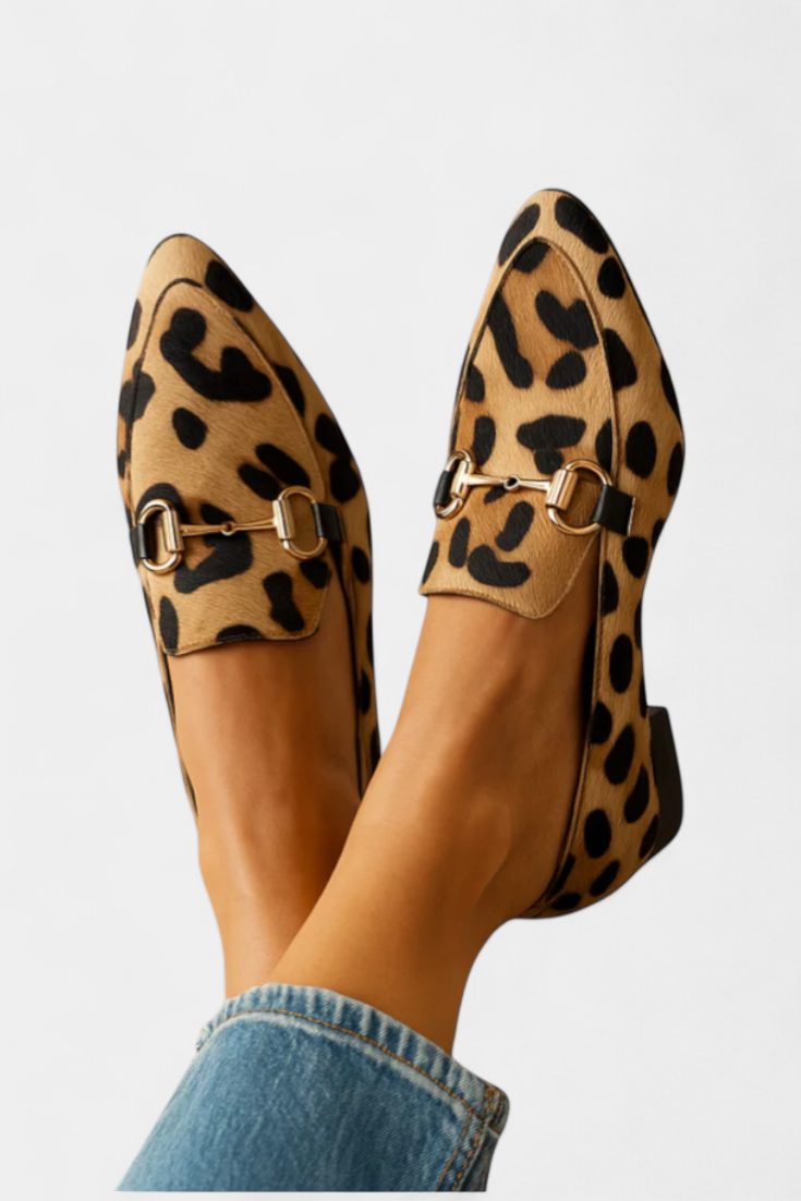 Élan Urbain™ | Mocassins élégants léopard