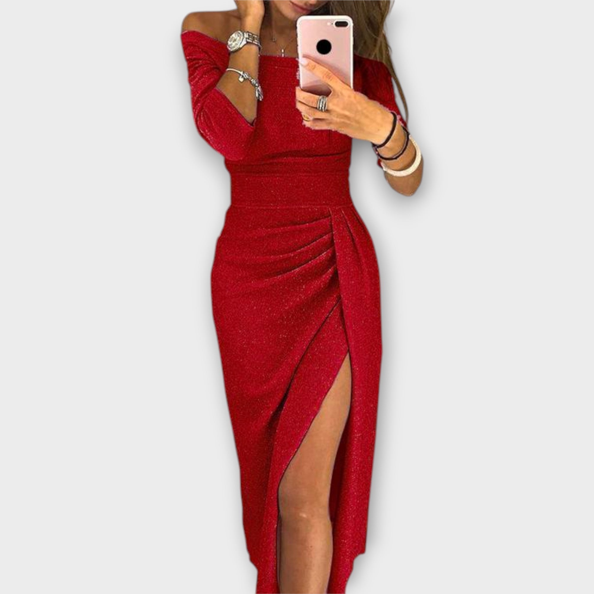 Élan Urbain™ | Robe Élégante à Épaules Dégagées pour Femmes