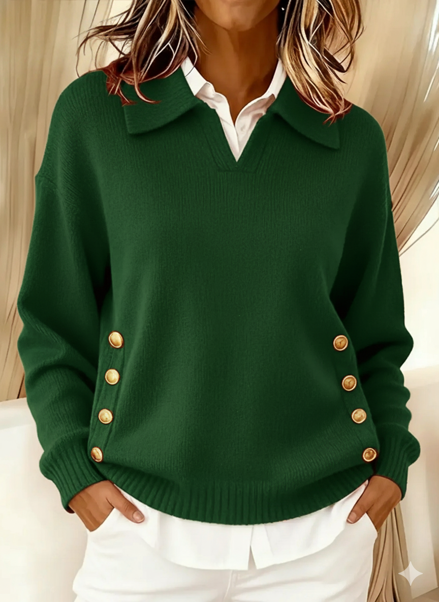 Georgia™ Relaxed Collar Knit