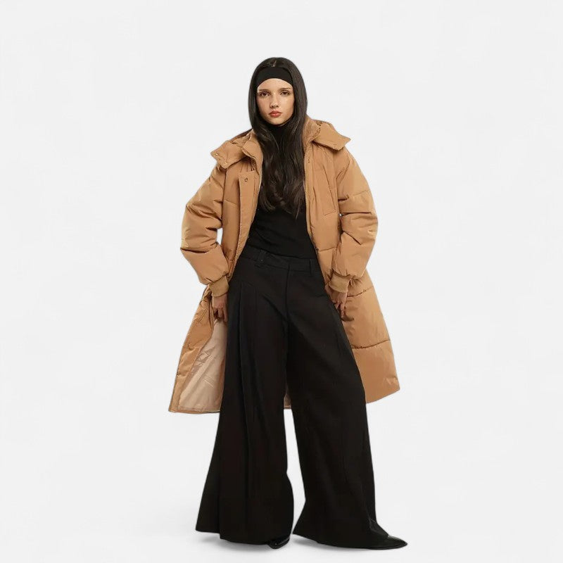 Élan Urbain™ | Doudoune longue classique à capuche pour femme