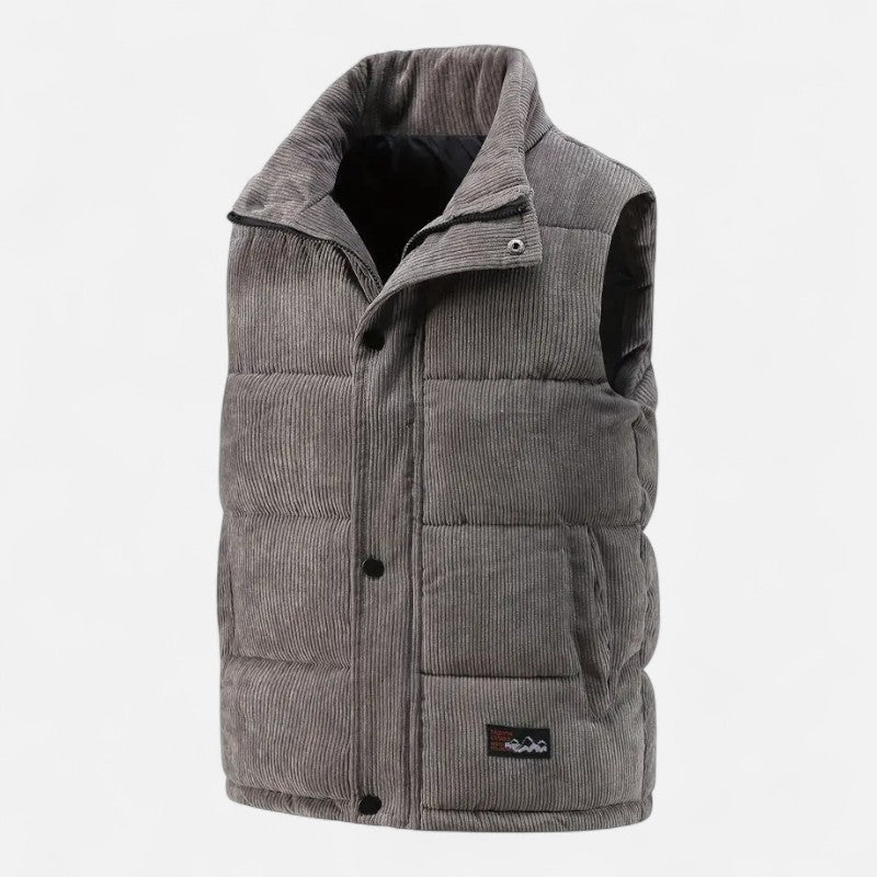 Élan Urbain™ | Gilet sans manches en velours côtelé pour homme