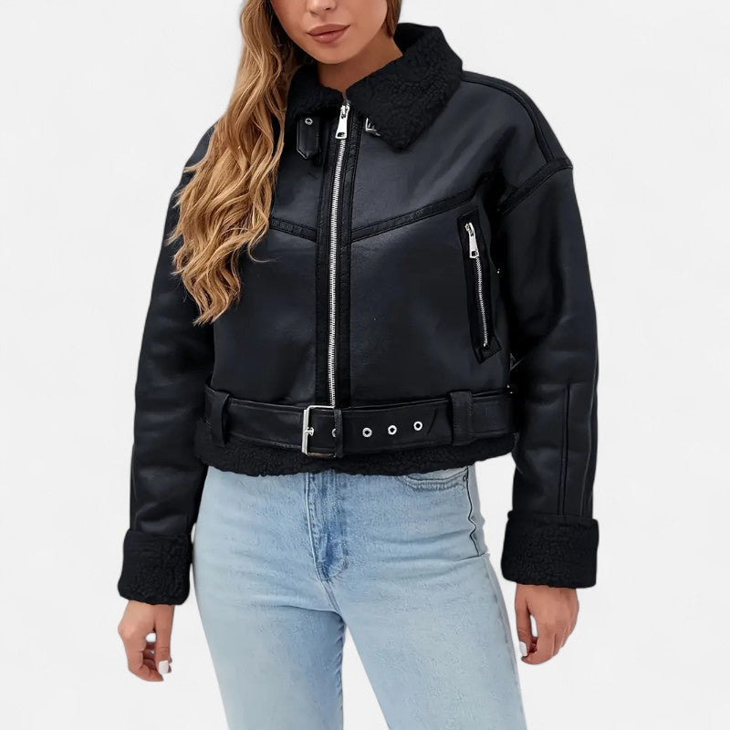 Élan Urbain™ | Blouson biker revisité pour femme