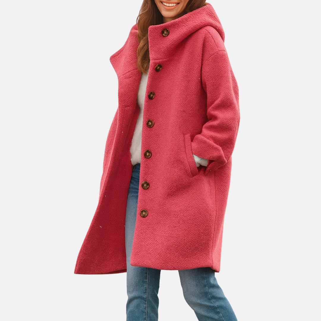Élan Urbain™ | Manteau Mi-Long Confortable – Élégance & Chaleur Quotidienne