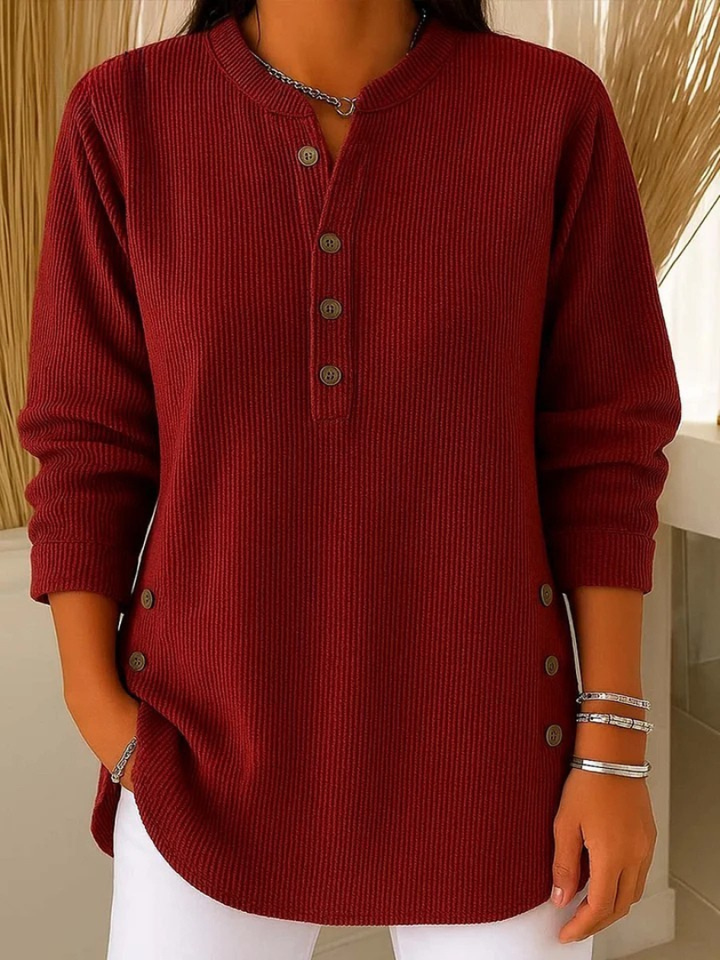 Avery™ Soft Button Knit