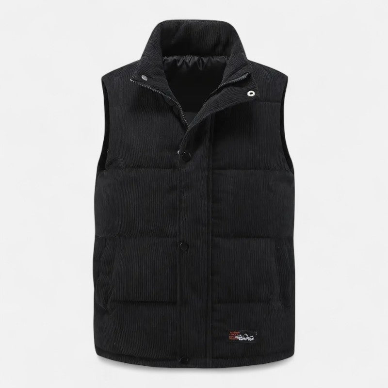 Élan Urbain™ | Gilet sans manches en velours côtelé pour homme