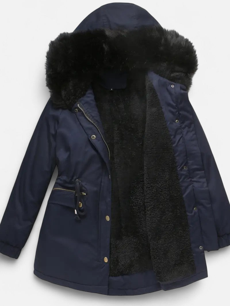 Élan Urbain™ | Manteau parka pour femme doublé en polaire moelleuse