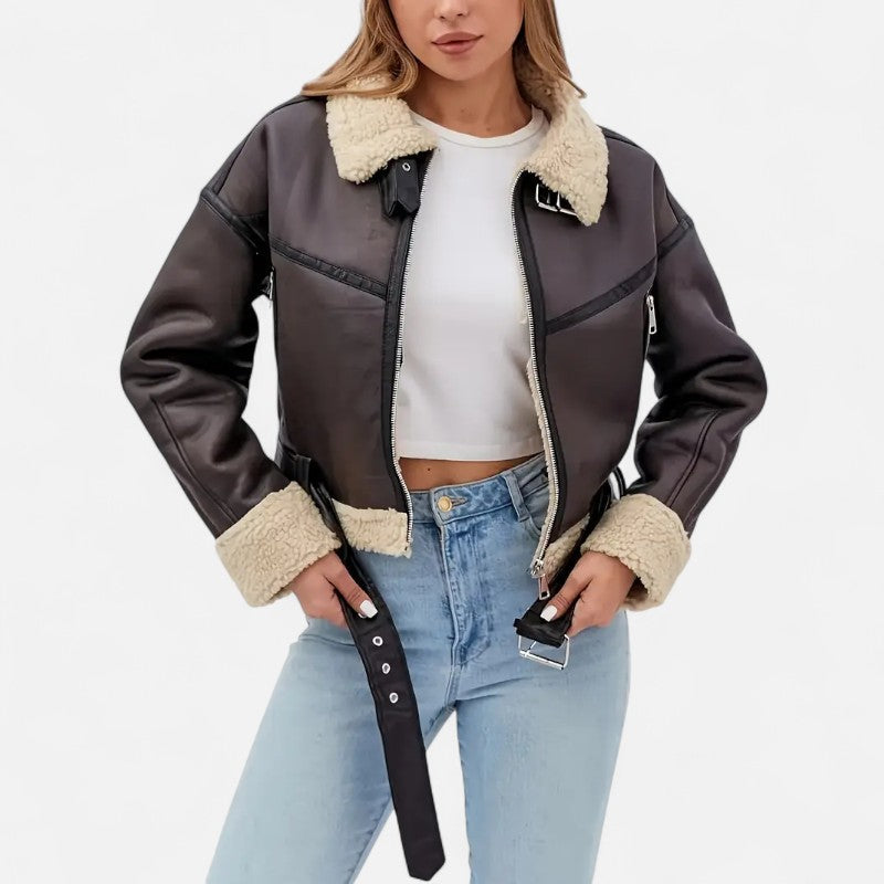 Élan Urbain™ | Blouson biker revisité pour femme