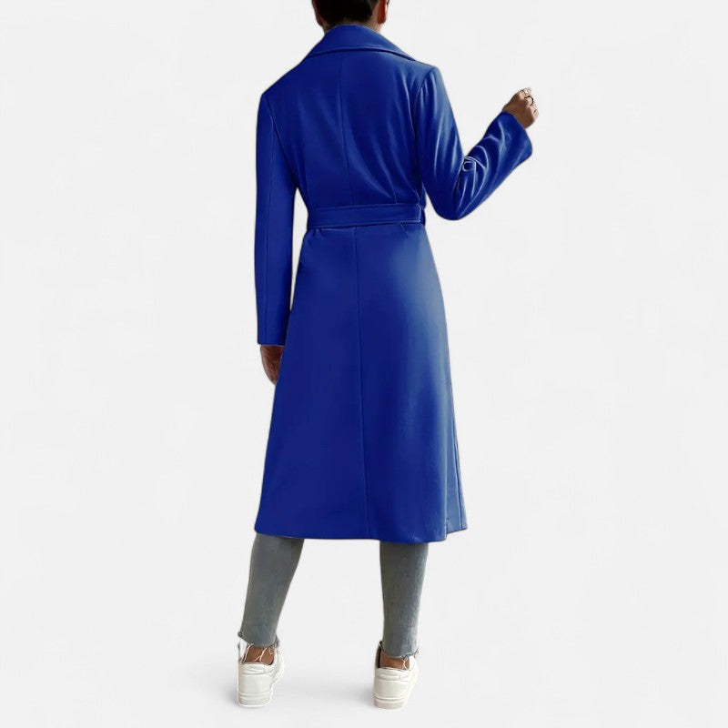 Élan Urbain™ | Trench-coat élégant à ceinture pour femme