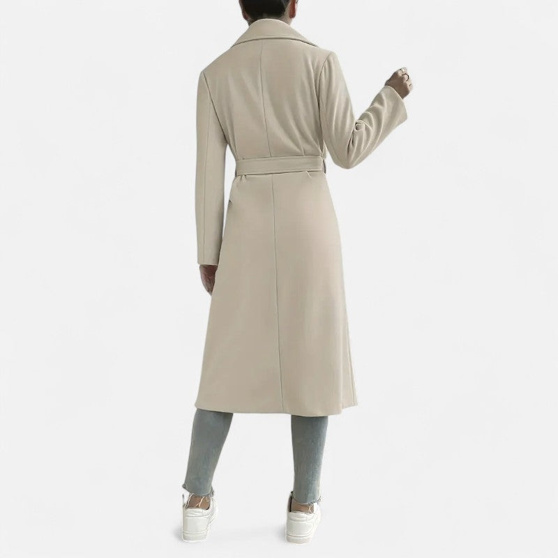 Élan Urbain™ | Trench-coat élégant à ceinture pour femme