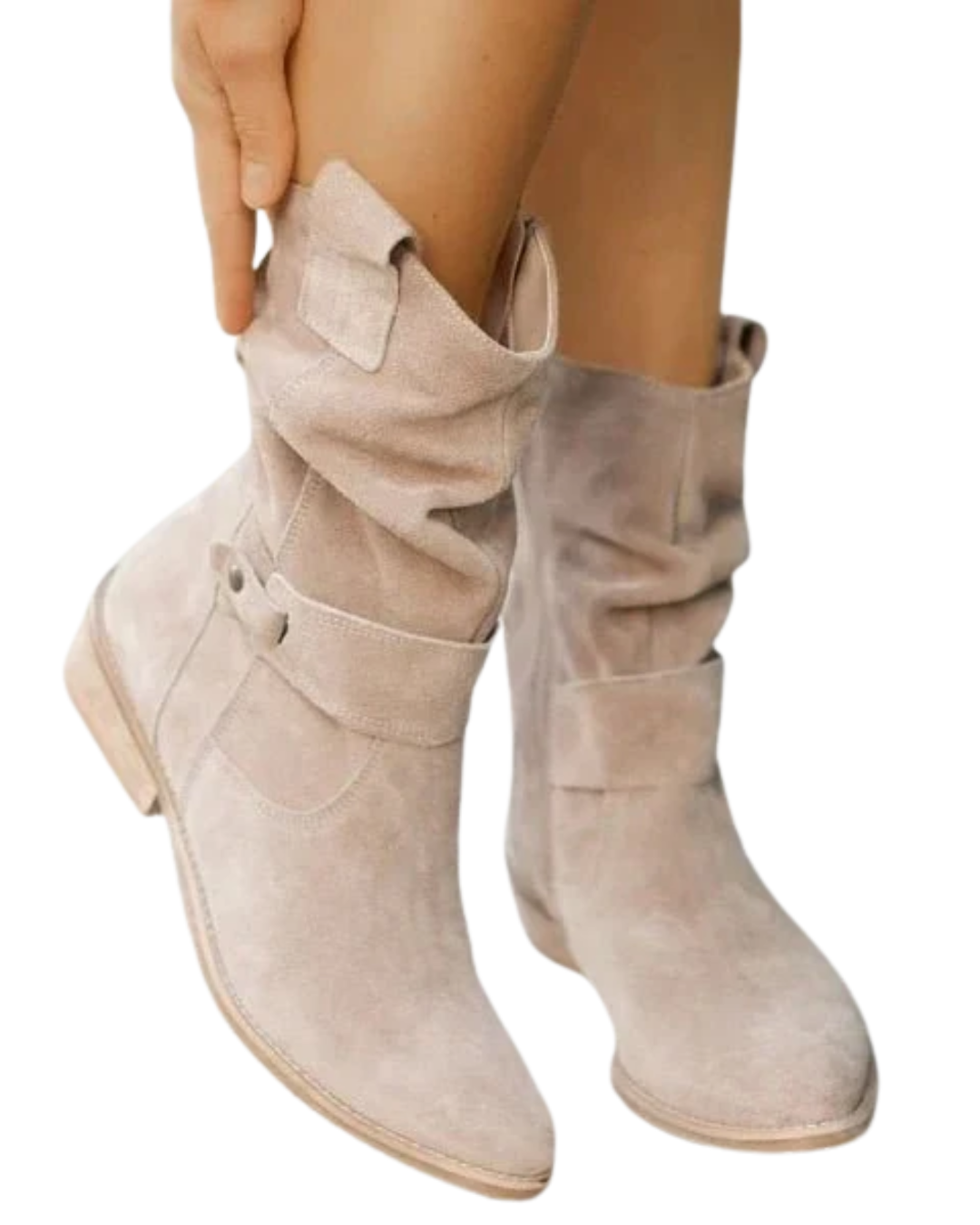 Élan Urbain™ | Bottines en daim avec plis