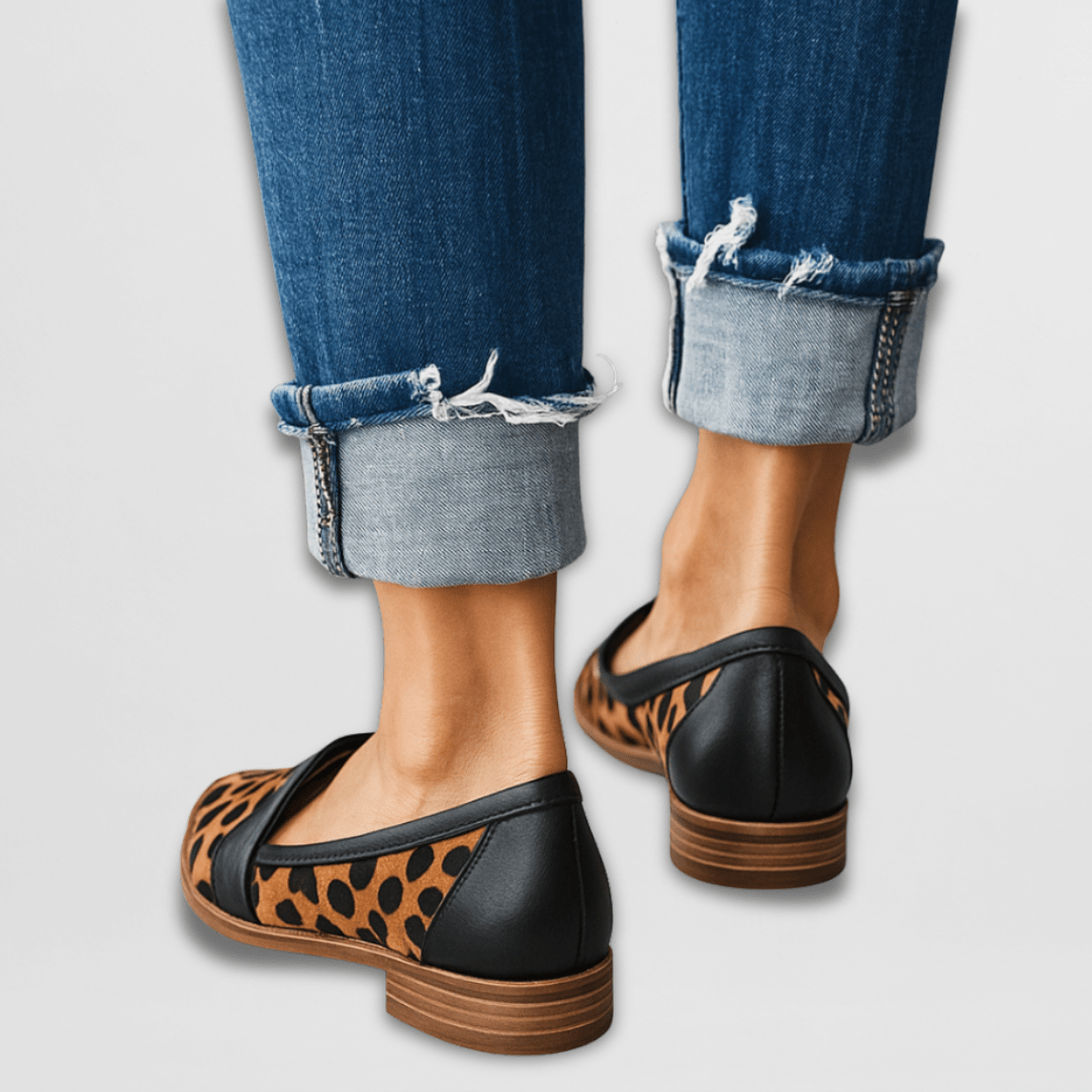 Élan Urbain™ | Mocassins élégants léopard