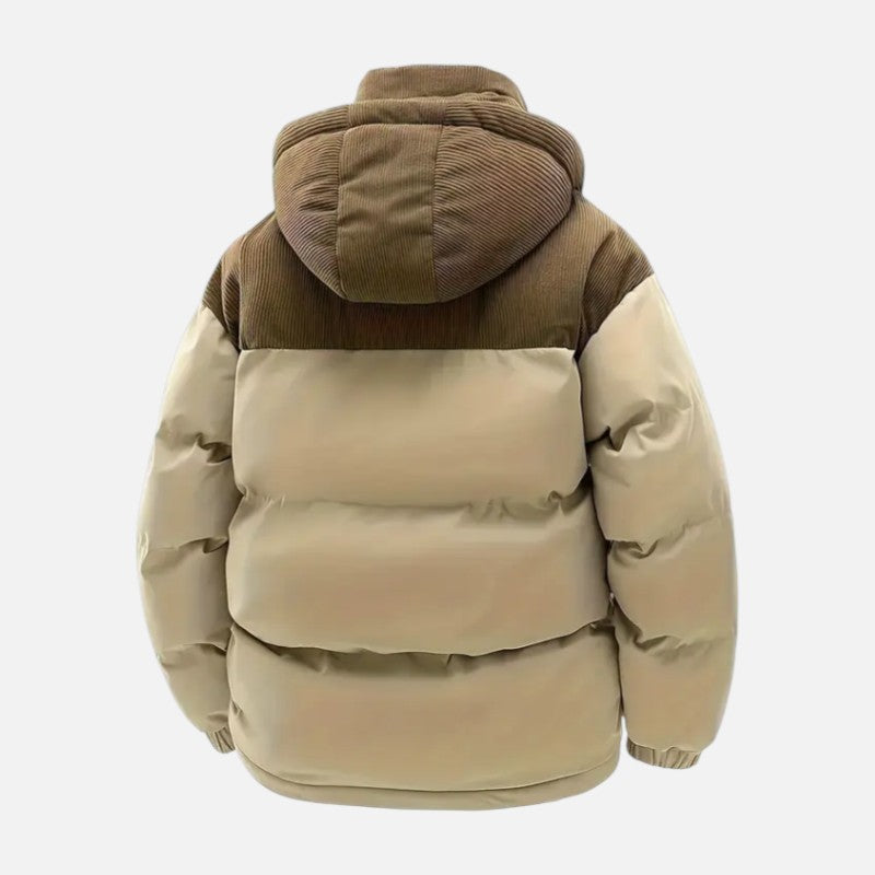 Élan Urbain™ | Veste détachable à capuche et blocs de couleur chaude