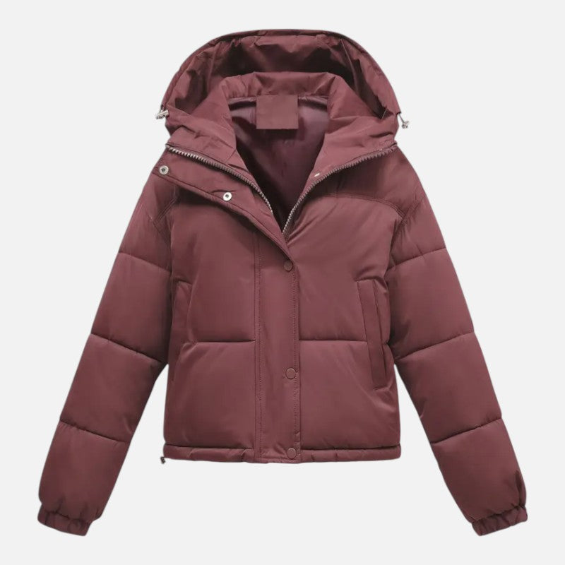 Élan Urbain™ | Manteau matelassé à capuche pour femme