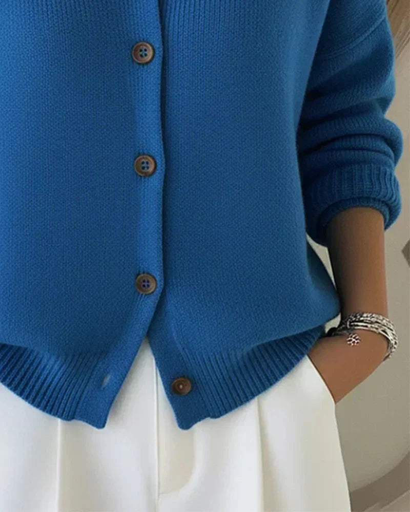 Ivy™ Minimal Blue Cardigan